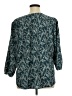 Monday Fun Teal 3/4 Sleeve Blouse Size 1X - photo 2