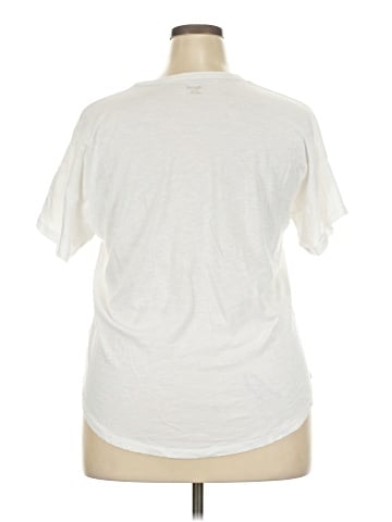 Madewell Whisper Cotton Rib-Crewneck Tee (view 2)