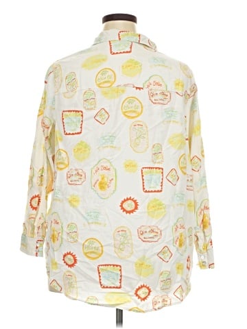 Cynthia Rowley 3/4 Sleeve Button-Down Shirt (view 2)