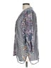 Harlow Zee 100% Polyester Paisley Gray 3/4 Sleeve Blouse Size L - photo 5