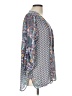 Harlow Zee 100% Polyester Paisley Gray 3/4 Sleeve Blouse Size L - photo 4