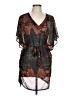 H&M 100% Polyester Paisley Black Casual Dress Size L - photo 1