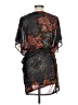 H&M 100% Polyester Paisley Black Casual Dress Size L - photo 2