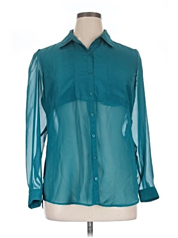 Candie's Long Sleeve Blouse (view 1)