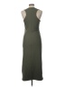 Apana Solid Green Casual Dress Size L - photo 2