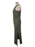 Apana Solid Green Casual Dress Size L - photo 5