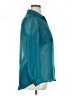 Candie's 100% Polyester Teal Long Sleeve Blouse Size XL - photo 4