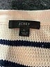 J.Crew Stripes Ivory Cardigan Size L - photo 7