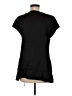 BCBGMAXAZRIA 100% Silk Black Short Sleeve Silk Top Size M - photo 2