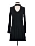 Express Solid Black Casual Dress Size S - photo 1