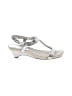 Anne Klein Silver Wedges Size 8 1/2 - photo 1