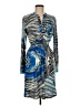 Grifflin Print Blue Casual Dress Size M - photo 1