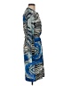 Grifflin Print Blue Casual Dress Size M - photo 4