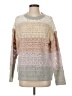 Mystree Color Block Silver Pullover Sweater Size S - photo 1