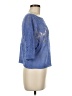 Nic + Zoe Blue Pullover Sweater Size M - photo 4