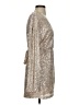 Princess Polly 100% Polyester Metallic Silver Cocktail Dress Size 4 - photo 4