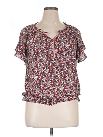 Max Studio Short Sleeve Blouse (view 1)