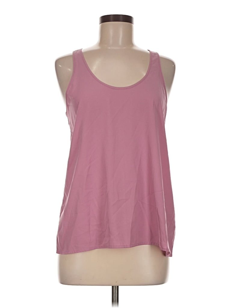 Pre-owned Frenchi Sleeveless Top Pink Scoop Neck Tops