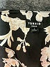 Torrid Floral Black 3/4 Sleeve Blouse Size 1X Plus (1) - photo 7