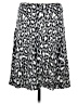 Diane von Furstenberg 100% Silk Animal Print Silver Silk Skirt Size 8 - photo 2