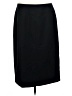 Chadwicks Solid Black Formal Skirt Size 16 (tall) - photo 1