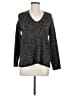 Dana Buchman 100% Cotton Animal Print Gray Pullover Sweater Size M - photo 1