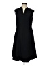 Ellen Tracy Solid Black Casual Dress Size 12 - photo 1