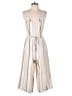 Greylin Stripes Ivory Jumpsuit Size S - photo 1