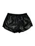 Superdown Metallic Black Faux Leather Shorts Size M - photo 2