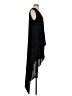 BCBGMAXAZRIA 100% Polyester Black Sleeveless Top Size S - photo 4