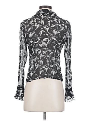 Tracy M. Long Sleeve Silk Top (view 2)