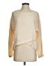 ASOS 100% Polyester Color Block Ivory 3/4 Sleeve Blouse Size 2 - photo 1