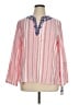 Ruby Rd. 100% Cotton Pink Long Sleeve Blouse Size XL - photo 1