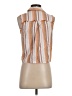Cloth & Stone Tan Sleeveless Button-Down Shirt Size XS - photo 2