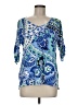 Talbots Paisley Blue 3/4 Sleeve Blouse Size M - photo 1