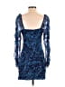 Amanda Uprichard 100% Polyester Blue Cocktail Dress Size S - photo 2