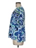 Talbots Paisley Blue 3/4 Sleeve Blouse Size M - photo 5