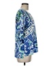 Talbots Paisley Blue 3/4 Sleeve Blouse Size M - photo 4