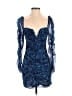 Amanda Uprichard 100% Polyester Blue Cocktail Dress Size S - photo 1