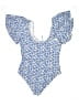 Unbranded Floral Blue One Piece Swimsuit Size 1X - photo 2
