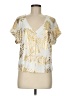 Belldini Gold Short Sleeve Blouse Size M - photo 1