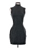 BCBG Metallic Gray Cocktail Dress Size M - photo 1