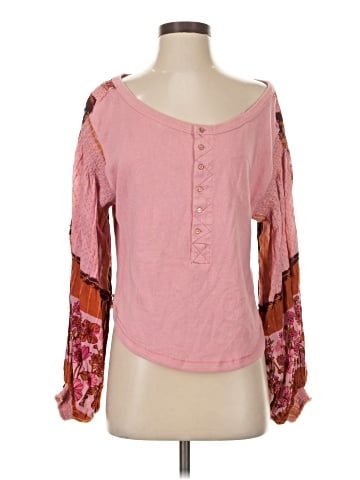 Free People 3/4 Sleeve Blouse (view 1)