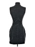 BCBG Metallic Gray Cocktail Dress Size M - photo 2