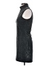 BCBG Metallic Gray Cocktail Dress Size M - photo 5