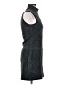 BCBG Metallic Gray Cocktail Dress Size M - photo 4