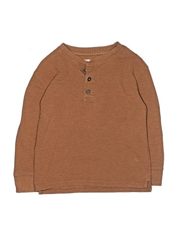 Cat & Jack Long Sleeve Henley (view 1)