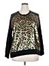 MICHAEL Michael Kors Animal Print Black Pullover Sweater Size 2X - photo 1