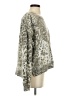 ALLSAINTS Animal Print Silver Pullover Sweater Size S - photo 4