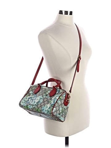 Gucci Outlet Supreme Monogram Blossom Mini Boston Bag (view 2)